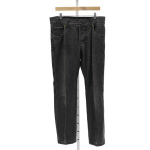 Stitch's Mens Straight Jeans Gray Cotton Button Size 34